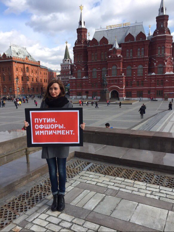 Protests in Moscow: Putin. Offshore. Impeachment 