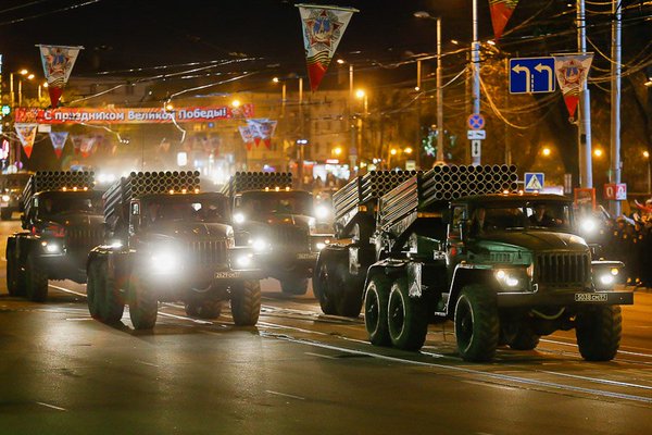 Rehearsal of 9 May parade in Kaliningrad