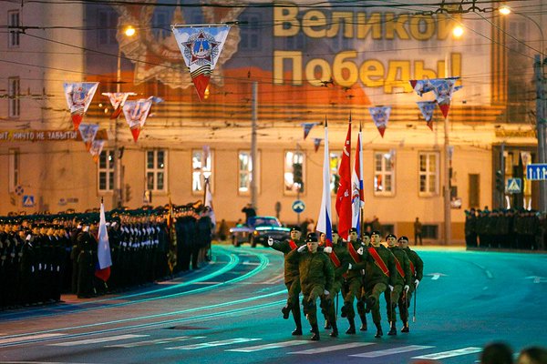 Rehearsal of 9 May parade in Kaliningrad