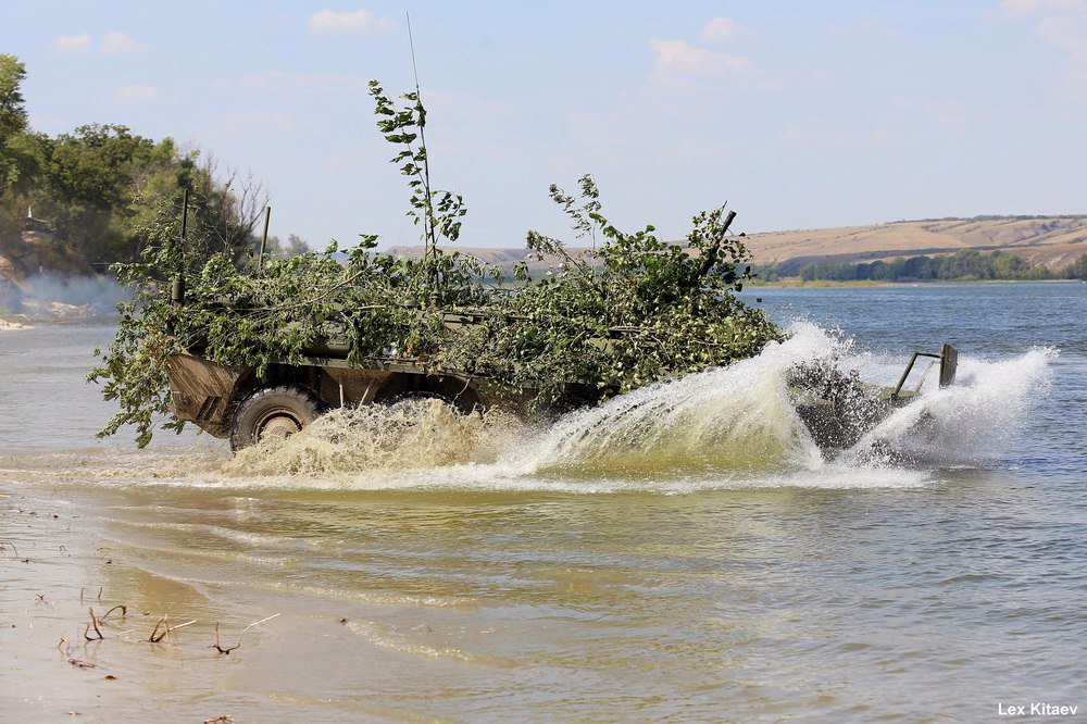 «Kavkaz-2016» Crossing the  river Don