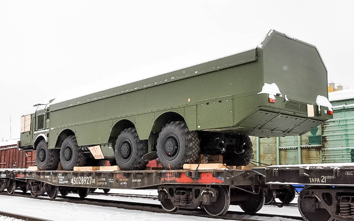 Photos show K-300P 'Bastion-P' mobile coastal defence missile systems near Reutov, Moscow Oblast - Russia  