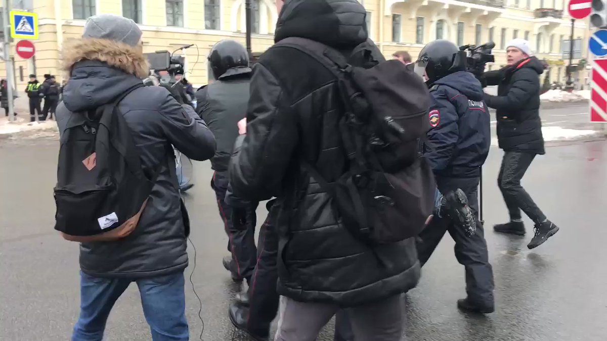 7 detained in Sankt-Peterburg so far