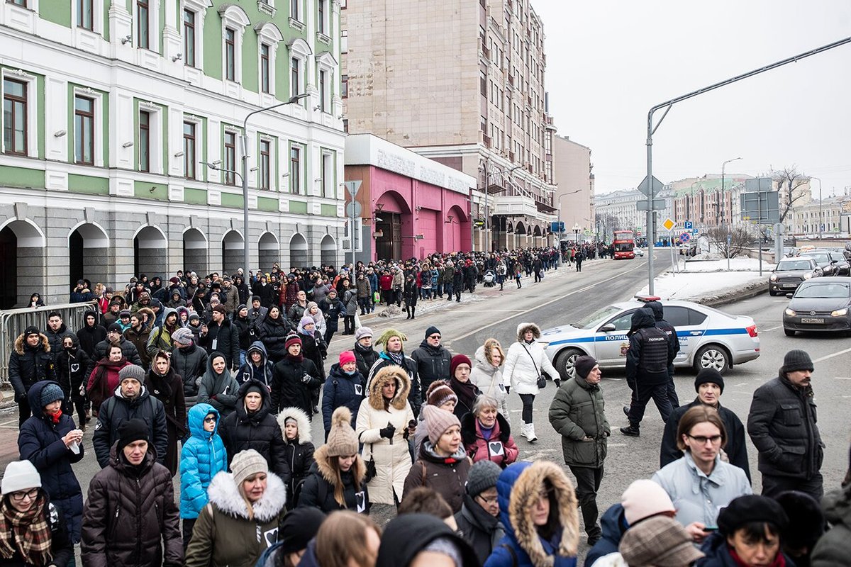 In Moscow, Russia, up to 1,000 people joined a protest  march in support of the detained activists Anastasia Shevchenko. Police detained several protesters     