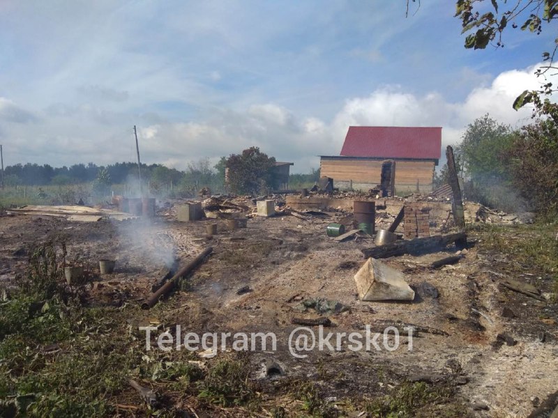 Damage in Kamyanka village