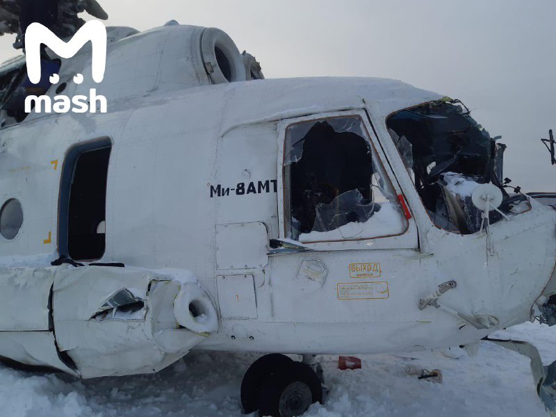 Mi-8 crashed in Krasnoyarsk Krai of Russia, 6 wounded