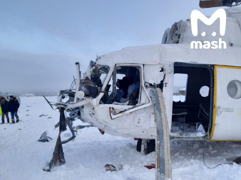 Mi-8 crashed in Krasnoyarsk Krai of Russia, 6 wounded