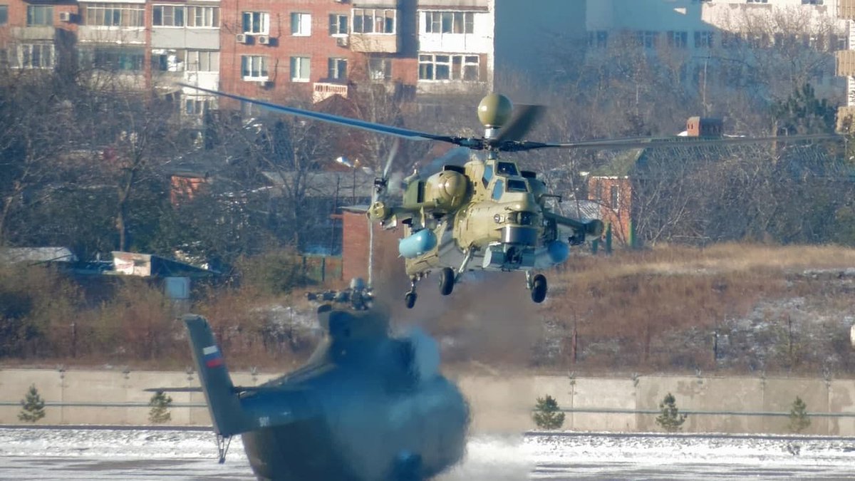 Russia The Armed Forces Of The Russian Federation Received The First Two Series Upgraded Mil Mi 28nm Attack Helicopters Manufactured By Rostvertol Located In The City Of Rostov On Don Rostov Map Of Latest News