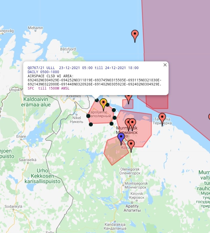 Kola, Barents, and White Sea NOTAM/PRIP update.  The large Barents area has been extended to the 23rd - 27/28th. The PRIP closes large parts of the Barents and White Seas.  Relate this to upcoming NORFLT activity.  NOTAM for Pechenga-area also indicates 200th and 61st activity