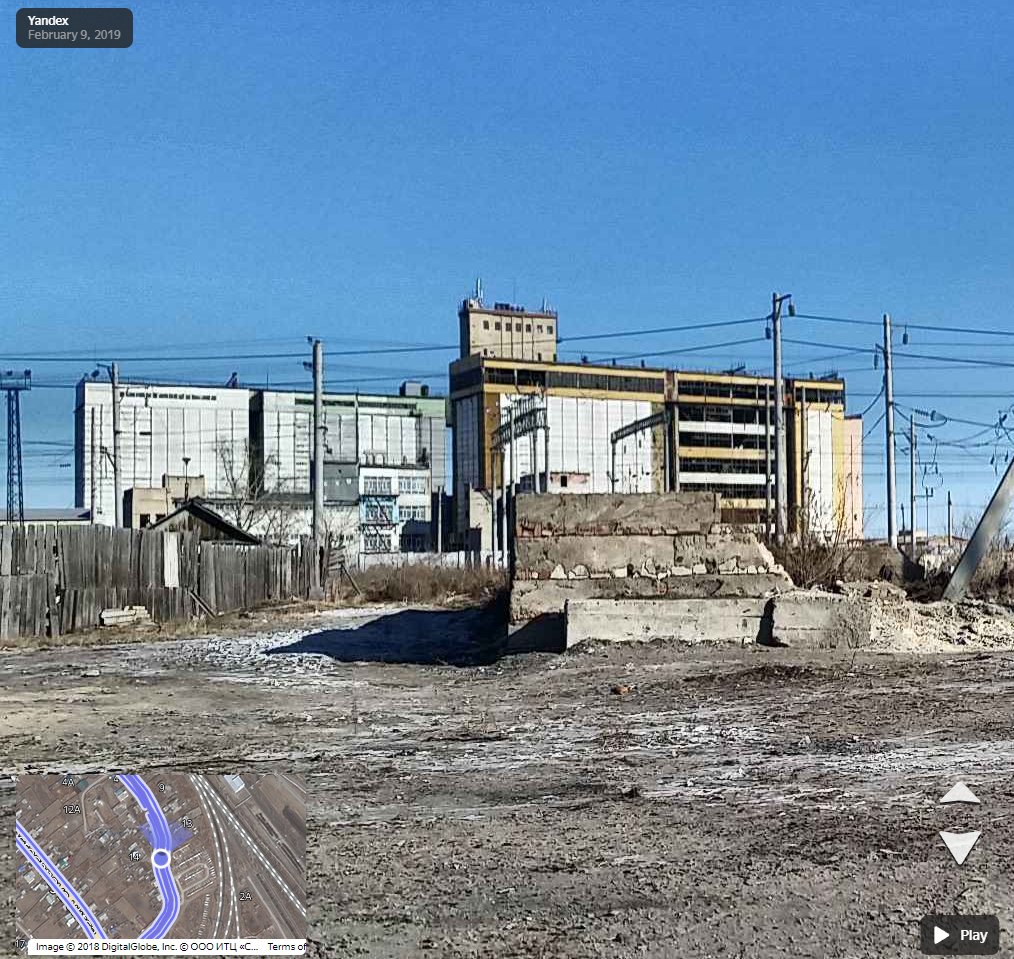 Tanks and trucks geolocated at Borzya