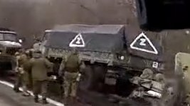 Good catch from @BVasylchenko. Most of the Z markings seen thus far have been inside a square, but this Ural truck with a Msta-B howitzer has one inside a triangle. Possibly indicating different task forces within a larger formation or echelon. This is in Valuyki