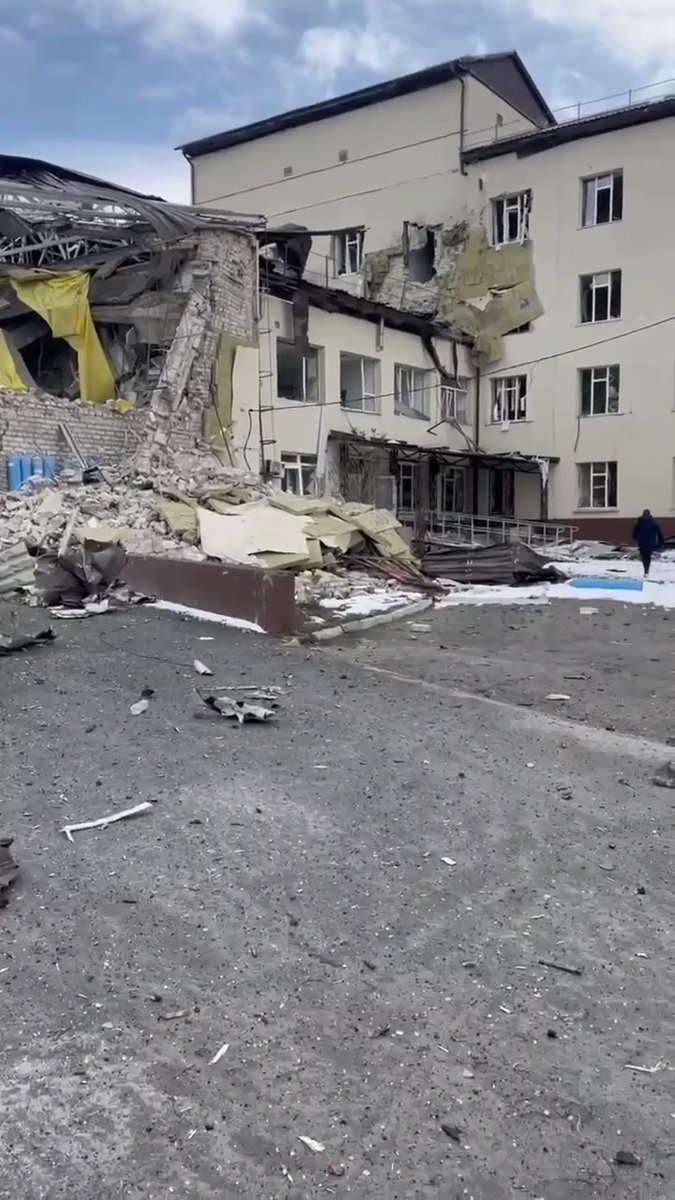 Izyum, Kharkiv region. This hospital with modern equipment was saving the lives of Ukrainians, but it was bombed by Russian troops