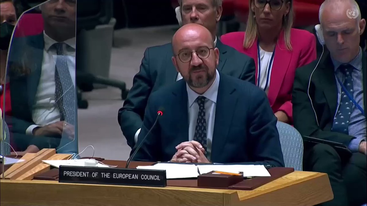 Charles Michel: The Kremlin is using food supplies as a stealth missile against developing countries.   This is driving up food prices, pushing people into poverty, and destabilising entire regions.   Russia is solely responsible for this food crisis.   Despite its campaign of lies