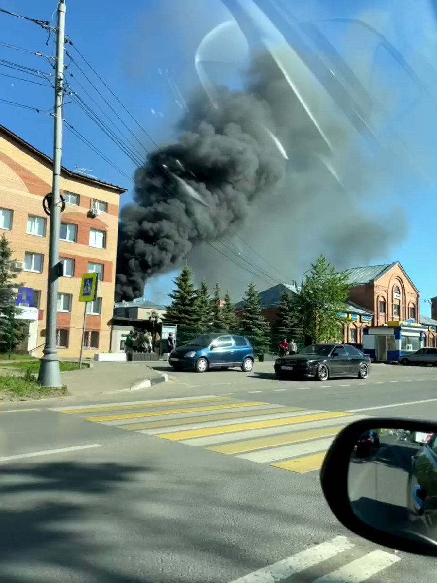 Fire at optical-mechanical plant in Serhiyev Posad