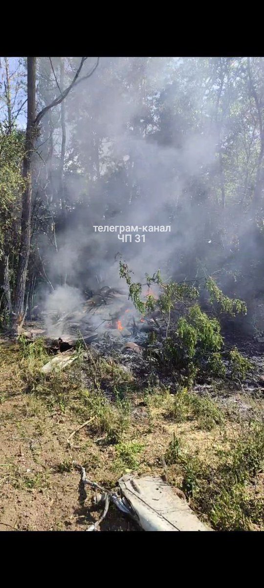 Su-25 Belgorod bölgesinde düştü