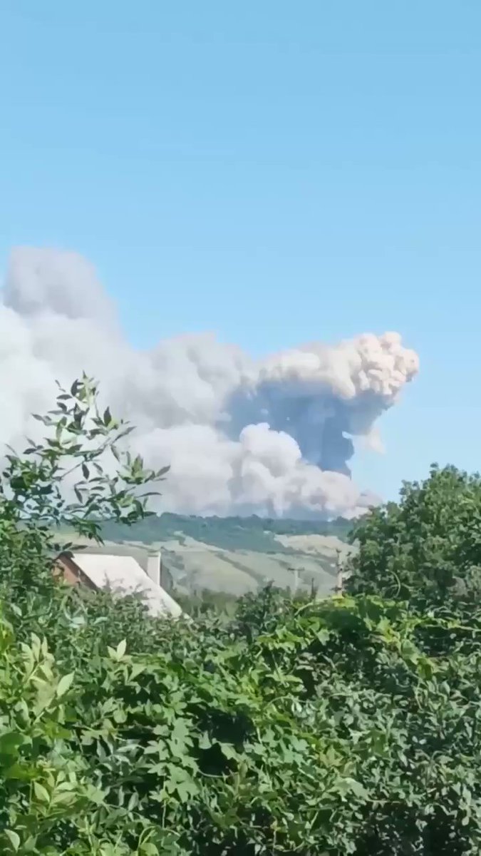 Warehouse with ammunition exploded in Alchevsk of Luhansk region