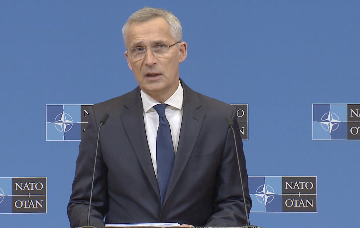 NATO chief Stoltenberg says the new Strategic Concept, the 10-year plan to be approved in Madrid, will describe Russia as the most significant and direct threat to alliance security.  China will be mentioned for the 1st time as one of NATO's challenges for the future