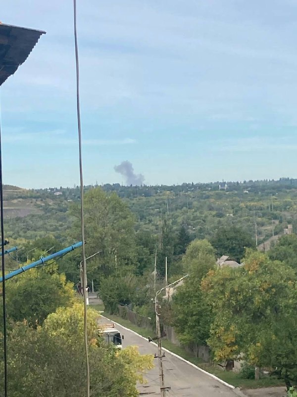 Raketový útok na ruskou základnu v Jenakijeve