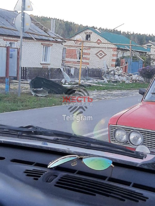 Šteta u okrugu Hraivoron u Belgorodskoj oblasti kao rezultat granatiranja