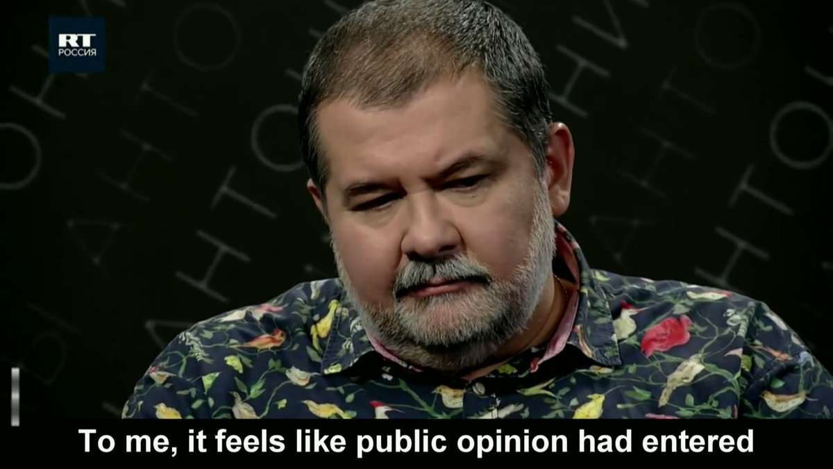 On Russia's state-funded RT, director of broadcasting Anton Krasovsky suggests drowning or burning Ukrainian children, makes hideous comments about the rapes by Russian soldiers in Ukraine, says Ukraine should not exist and Ukrainians who resist Russia should be shot