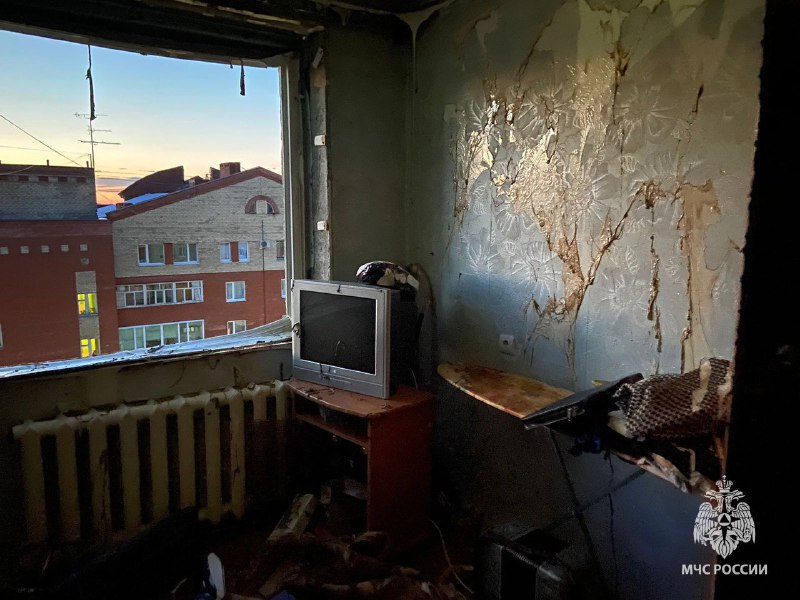 Експлозия на битов газ в жилищен блок в Нефтекамск, Русия. Без жертви