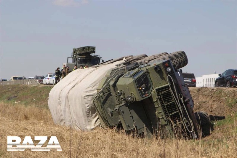 S-400 kapseisde in de Tula-regio als gevolg van rijden onder invloed door een militair