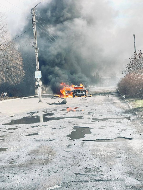 1 person dödad, 1 skadad till följd av rysk beskjutning i Vovchansk