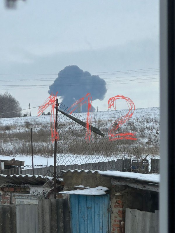 Il-76 russo com 63 pessoas a bordo caiu na região de Belgorod, sem sobreviventes