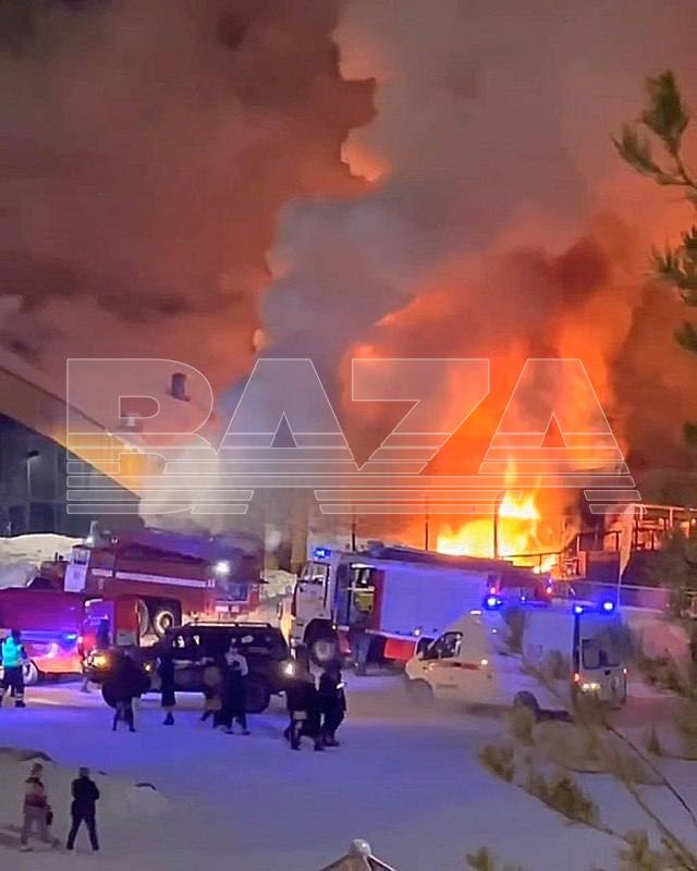 حريق في فندق منتجع زهرا بيتش في منطقة سمارة