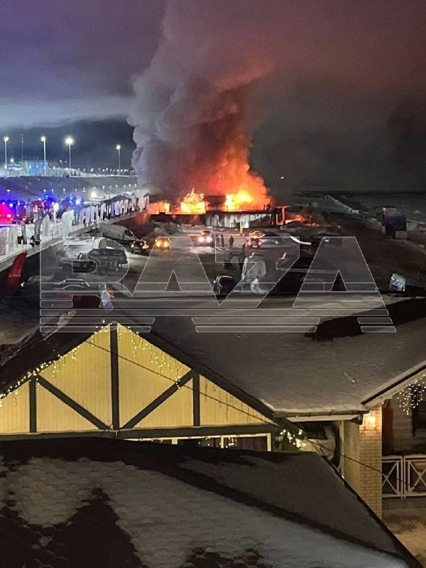 Пожар в отеле Жара Beach Resort в Самарской области