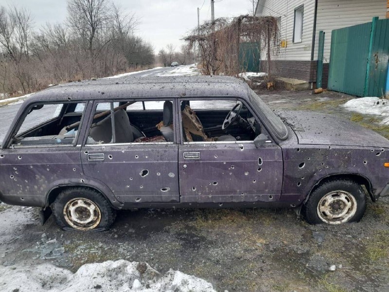 Bojājumi Kurskas apgabala Gordejevkā apšaudes rezultātā