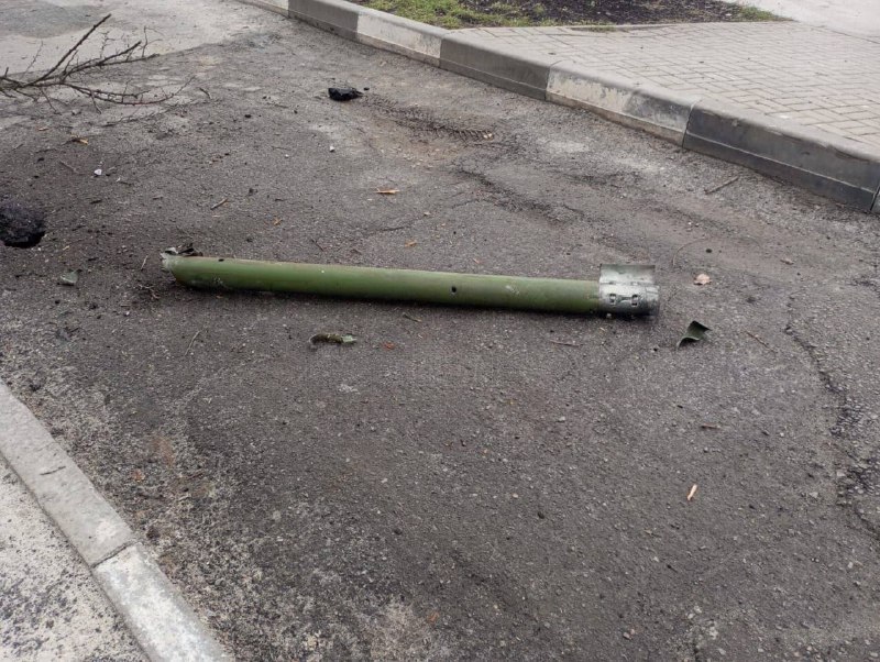 Skräp av GRAD-missiler sköts ner över södra delen av Belgorod