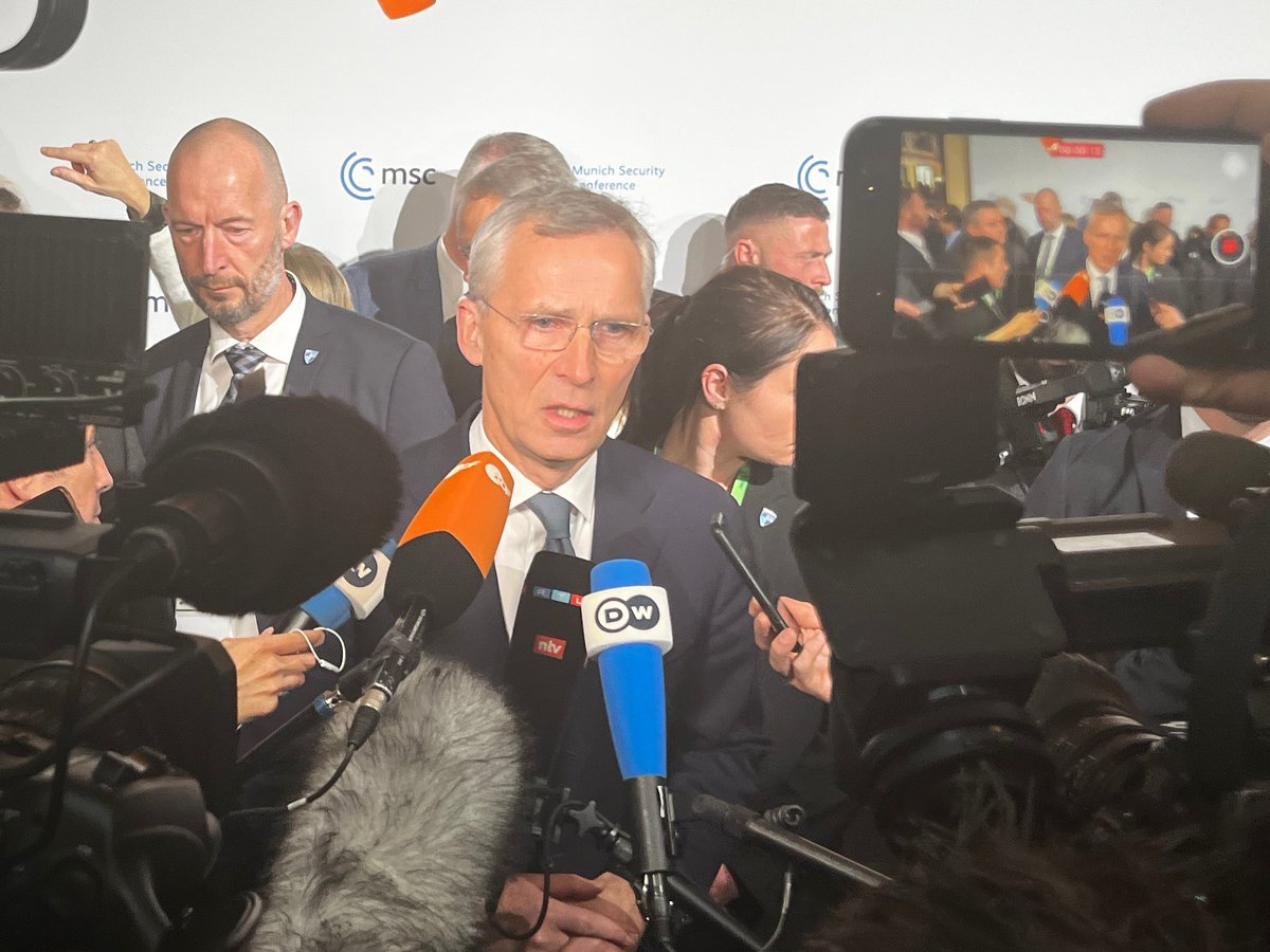Russia has serious questions to answer., - NATO Sec Gen Stoltenberg is among the first world leaders at MSC24 to react to news Russian political prisoner Alexei Navalny is dead