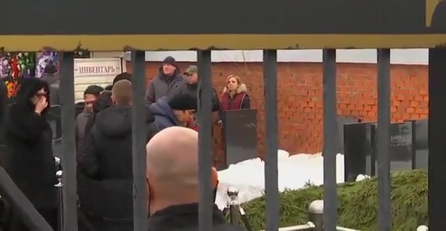 Navalny was buried at Borisov Cemetery in Moscow