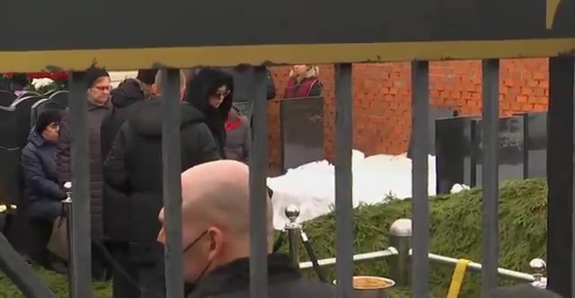 Navalnyj begravdes på Borisov-kyrkogården i Moskva