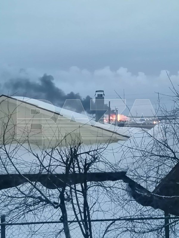 En drönare attackerade en Lukoil-oljedepå i Nizhny Novgorod-regionen