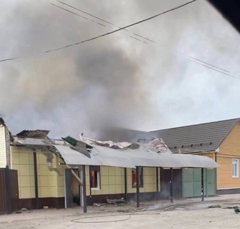 Vatra u Tyotkinu kao rezultat granatiranja