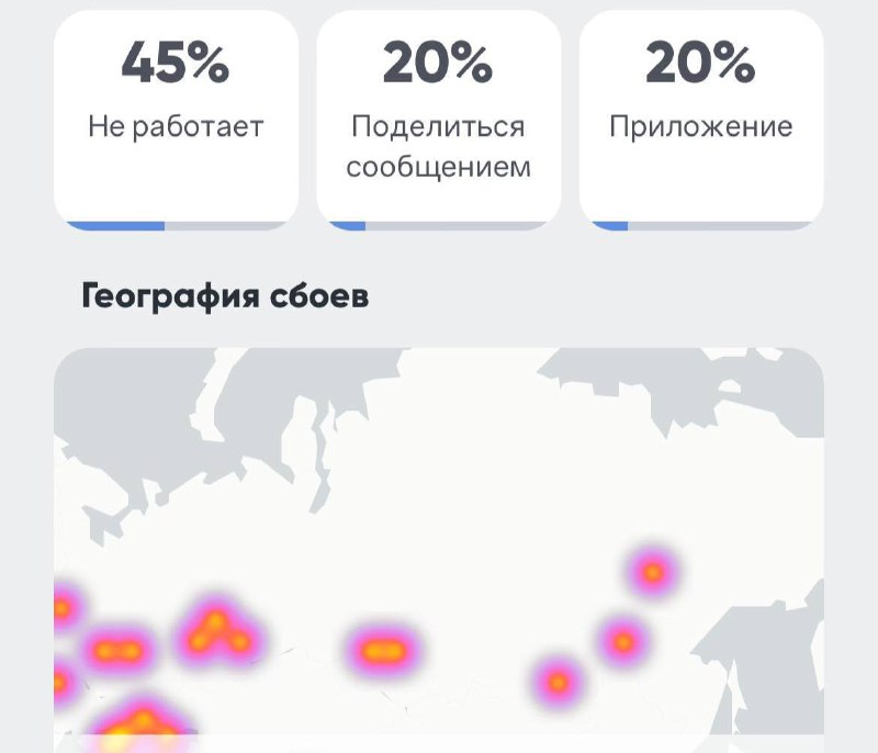 Социальная сеть ВКонтакте не работает