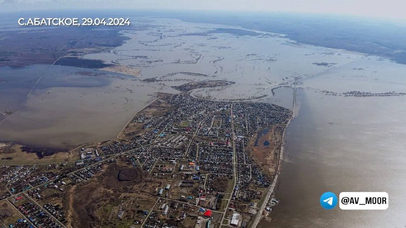Inondazioni nel fiume Ishym nella regione di Tyumen