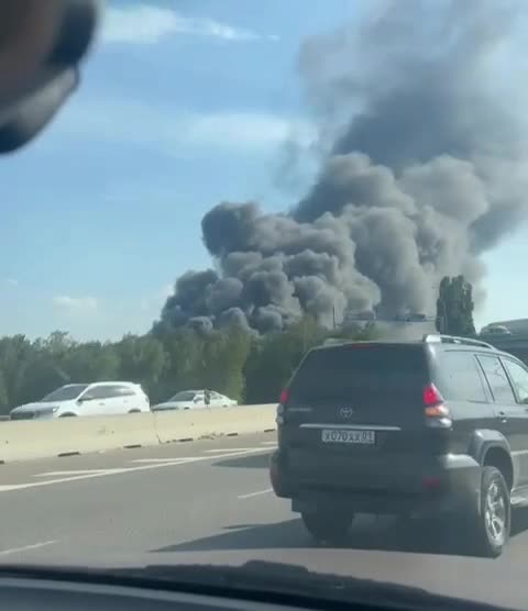 W Krasnodarze odnotowano duży pożar