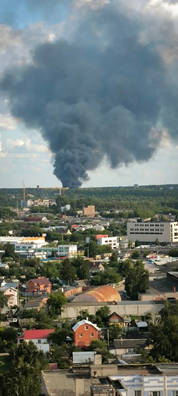 Big fire reported in Ryazan