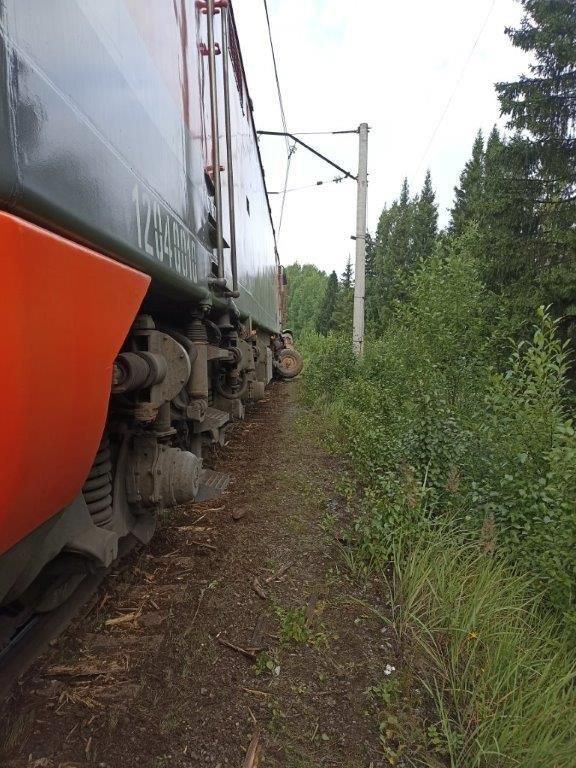 Un tren chocó con un camión en el territorio de Perm