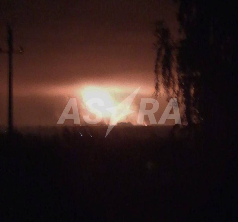 Heavy detonations at Lipetsk airfield after drone strike