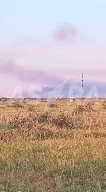 На аэродроме Марыновка в Волгоградской области зафиксированы вторичные взрывы