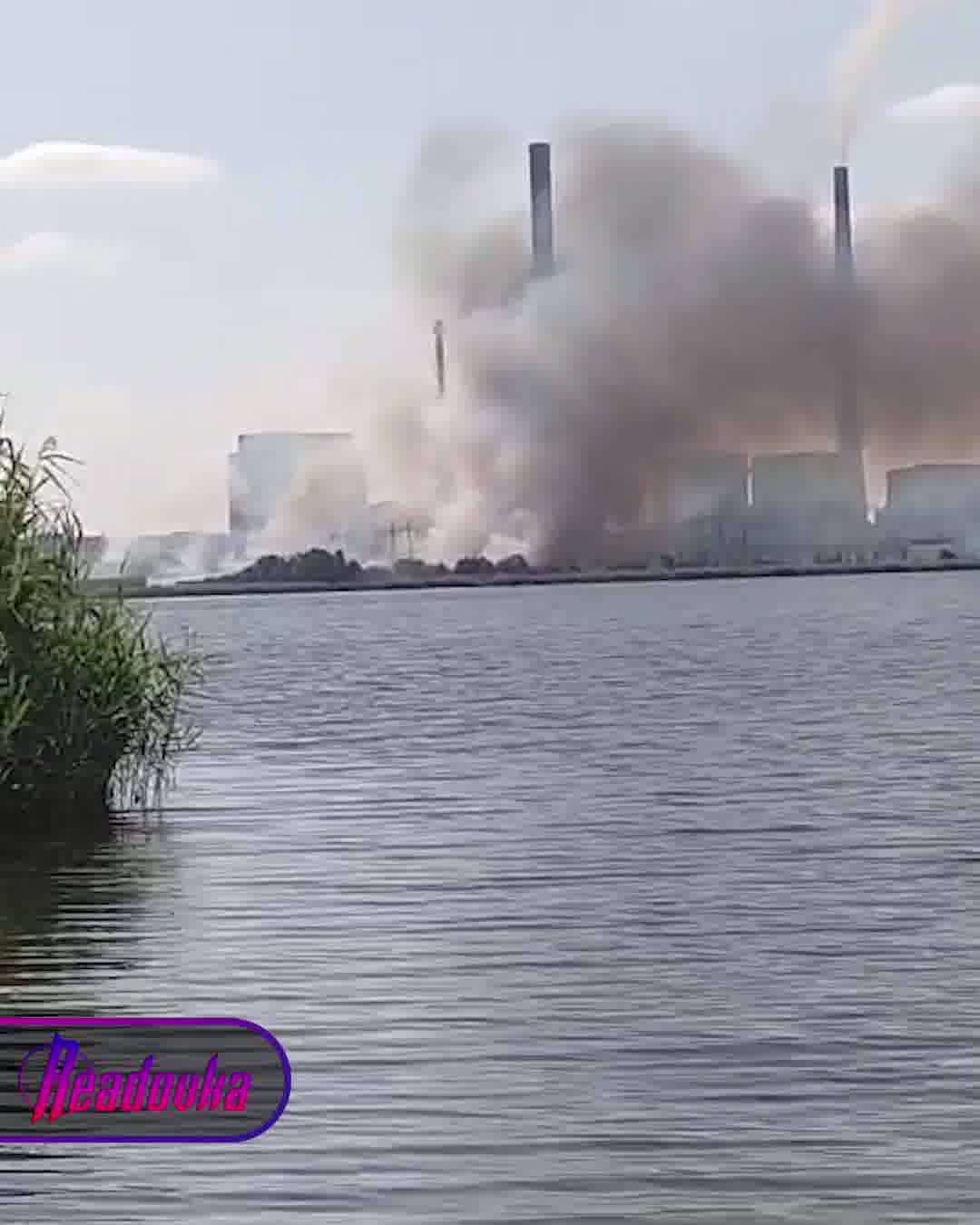 На Рязанській ТЕС сталася пожежа після вибуху