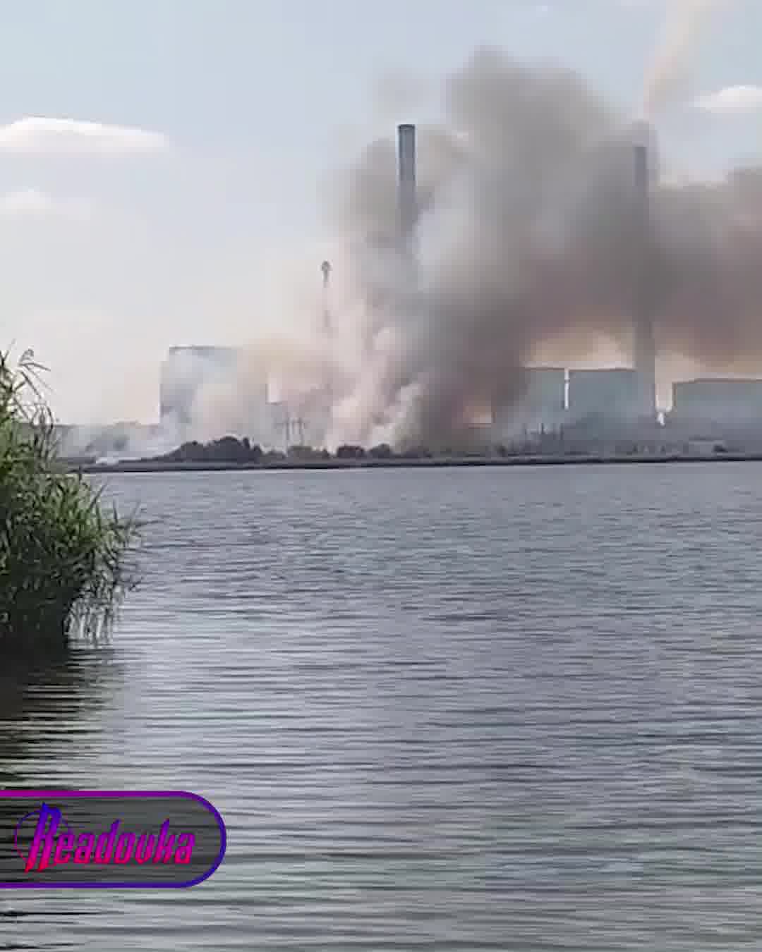 Pożar po wybuchu zgłoszony w elektrowni cieplnej w Riazaniu