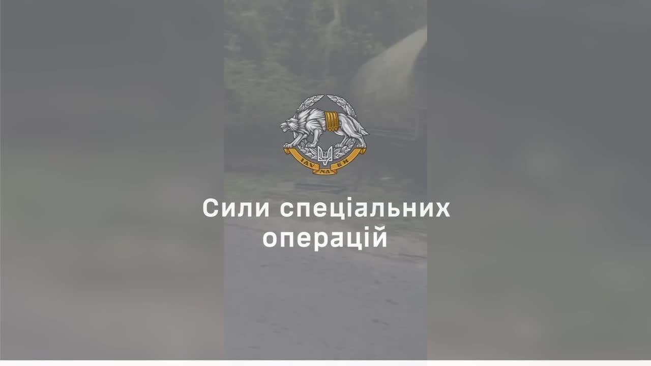 Ukrainska specialstyrkor har förstört en kolonn rysk militär i byn Budky i Kursk-regionen