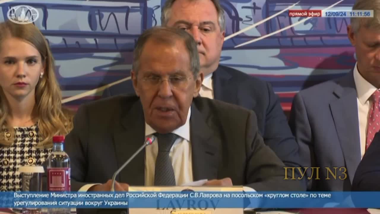 Le ministre russe des Affaires étrangères Lavrov a déclaré lors de la réunion avec les ambassadeurs que la Russie estime que l'Occident a permis à l'Ukraine de frapper la Russie avec des armes à longue portée il y a longtemps