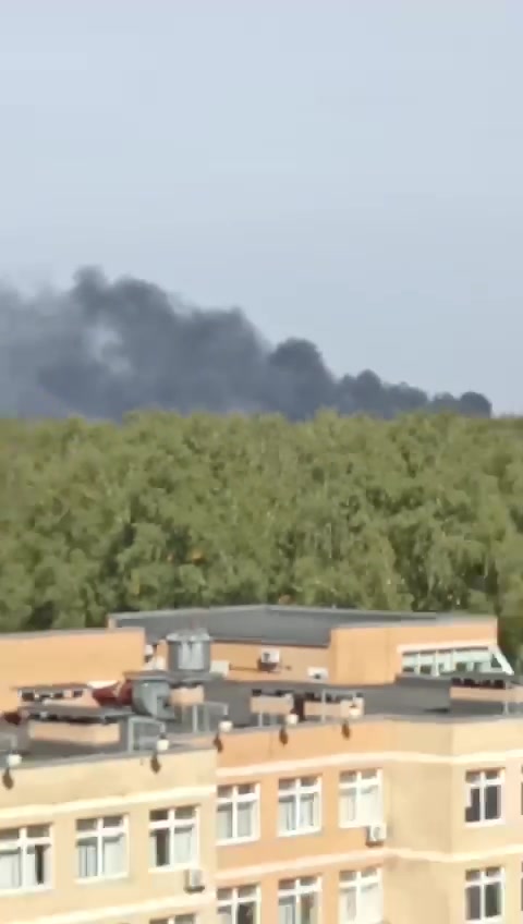 Incendie dans une usine de Vidnoye, région de Moscou