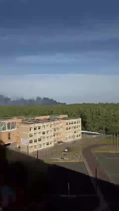 Incendie dans une usine de Vidnoye, région de Moscou