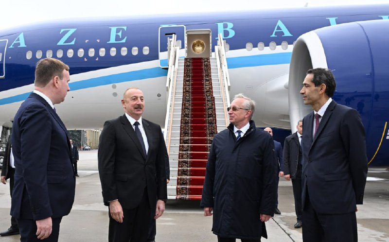 Aliyev ist in Moskau angekommen